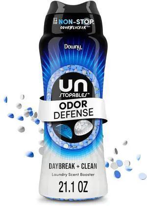 Unstopables Fusions Odor Defense In-Wash Laundry Scent Booster Beads, Daybreak + Clean Scent, 21.1 OZ, 2-in-1 Laundry Beads for Odor Defense Unstopables Fusions Odor Defense In-Wash Laundry Scent Booster Beads, Daybreak + Clean Scent, 21.1 OZ, 2-in-1 Laundry Beads for Odor Defense