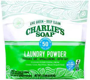 Powder (50 Loads, 1 Pack) Hypoallergenic Deep Cleaning Washing Powder Detergent Eco-Friendly, Safe, and Effective Powder (50 Loads, 1 Pack) Hypoallergenic Deep Cleaning Washing Powder Detergent Eco-Friendly, Safe, and Effective