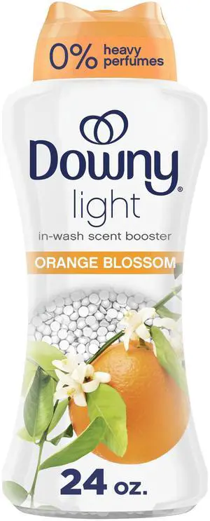 Light Laundry Scent Booster Beads, Orange Blossom Scent, 24.0 OZ, In-wash fabric beads designed to be gentle with a light boost of scent, No Heavy Perfumes Light Laundry Scent Booster Beads, Orange Blossom Scent, 24.0 OZ, In-wash fabric beads designed to be gentle with a light boost of scent, No Heavy Perfumes