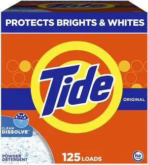 Powder Laundry Detergent, Original Scent, 125 Loads, 143 oz Powder Laundry Detergent, Original Scent, 125 Loads, 143 oz