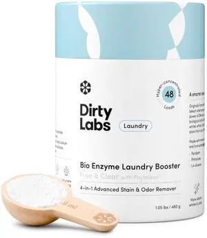 | Scent Free | Bio Enzyme Laundry Booster | 48 Loads (1 lb) | Hyper Concentrated | High Efficiency & Standard Machine Washer | Nontoxic, Biodegradable | Stain & Odor Removal Enzyme Booster | Scent Free | Bio Enzyme Laundry Booster | 48 Loads (1 lb) | Hyper Concentrated | High Efficiency & Standard Machine Washer | Nontoxic, Biodegradable | Stain & Odor Removal Enzyme Booster