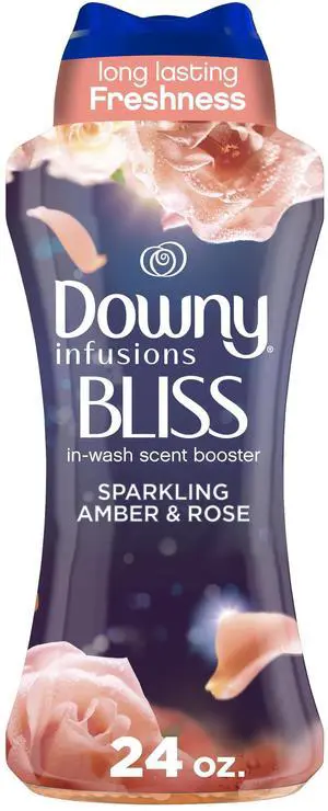 Infusions In-Wash Laundry Scent Booster Beads, BLISS, Sparkling Amber and Rose Scent, 24 oz Infusions In-Wash Laundry Scent Booster Beads, BLISS, Sparkling Amber and Rose Scent, 24 oz