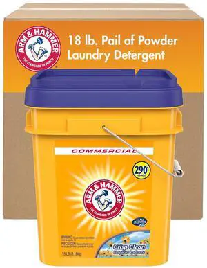 Professional Powder Laundry Detergent, Crisp Clean, 18lb Pail (Pack of 1) 290 Loads Professional Powder Laundry Detergent, Crisp Clean, 18lb Pail (Pack of 1) 290 Loads