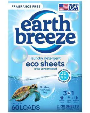 Laundry Detergent Sheets Fragrance-Free - 60 Loads Eco Liquidless Soap - Travel-Friendly for Hot & Cold Cycles, Tackles Tough Stains & Odors - Gentle on Sensitive Skin, 30 Ct Laundry Detergent Sheets Fragrance-Free - 60 Loads Eco Liquidless Soap - Travel-Friendly for Hot & Cold Cycles, Tackles Tough Stains & Odors - Gentle on Sensitive Skin, 30 Ct
