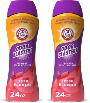 Odor Blasters In-Wash Scent Booster,Laundry Scent Booster Fresh Escape-scent,24 Oz,(Pack of 2) Odor Blasters In-Wash Scent Booster,Laundry Scent Booster Fresh Escape-scent,24 Oz,(Pack of 2)