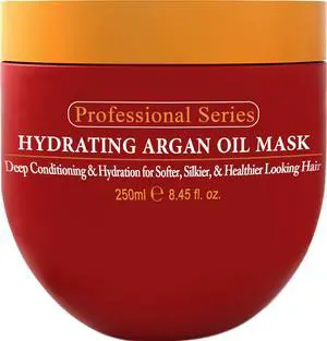 Hydrating Argan Oil Hair Mask and Deep Conditioner for Dry or Damaged Hair (8.45 oz Jar) Hydrating Argan Oil Hair Mask and Deep Conditioner for Dry or Damaged Hair (8.45 oz Jar)