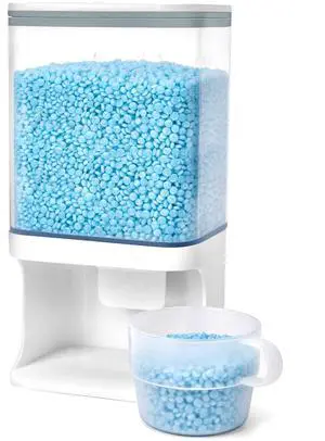 Laundry Beads Dispenser, Wall-Mounted Laundry Detergent Dispenser for Laundry Room Organization, Suitable for Rice, Laundry Scent Booster Beads Laundry Beads Dispenser, Wall-Mounted Laundry Detergent Dispenser for Laundry Room Organization, Suitable for Rice, Laundry Scent Booster Beads