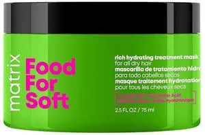 Food For Soft Rich Hydrating Mask - For Dry & Brittle Hair, Hydrating Hair Mask, Adds Shine & Softness, With Avocado Oil & Hyaluronic Acid, Replenishes Moisture Food For Soft Rich Hydrating Mask - For Dry & Brittle Hair, Hydrating Hair Mask, Adds Shine & Softness, With Avocado Oil & Hyaluronic Acid, Replenishes Moisture