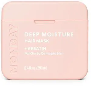DEEP MOISTURE Hair Mask with Keratin, Argan Oil, Shea Butter & Coconut Oil for Dry to Damaged Hair 250 mL DEEP MOISTURE Hair Mask with Keratin, Argan Oil, Shea Butter & Coconut Oil for Dry to Damaged Hair 250 mL