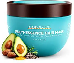 HA-Infused Hydrating Hair Mask, 5X Intensive Nourishing Hair Conditioner with 5 Botanical Oils, Dual-Protein Biomimetic Repair Keratin Hair Treatment, Deep Conditioning Hair Care for Dry Damaged Hair HA-Infused Hydrating Hair Mask, 5X Intensive Nourishing Hair Conditioner with 5 Botanical Oils, Dual-Protein Biomimetic Repair Keratin Hair Treatment, Deep Conditioning Hair Care for Dry Damaged Hair