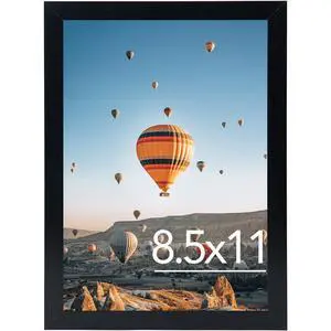 8.5x11 inch Picture Frame Black for Certificate Poster and Photo, Horizontal and Vertical Formats for Wall Hanging or Tabletop, 8.5x11 Frame with Shatter Resistant Plexiglass, Black 8.5x11 inch Picture Frame Black for Certificate Poster and Photo, Horizontal and Vertical Formats for Wall Hanging or Tabletop, 8.5x11 Frame with Shatter Resistant Plexiglass, Black