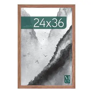 Museum Poster Frame 24x36 Medium Oak, Vertical & Horizontal Wall Hanging Large Picture Frame for Photos, Posters & Art Prints (1-Pack) Museum Poster Frame 24x36 Medium Oak, Vertical & Horizontal Wall Hanging Large Picture Frame for Photos, Posters & Art Prints (1-Pack)
