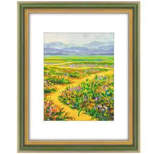 11x14 Ornate Picture Frame Holds 8x10 Photo,Green Gold 11x14 Ornate Picture Frame Holds 8x10 Photo,Green Gold