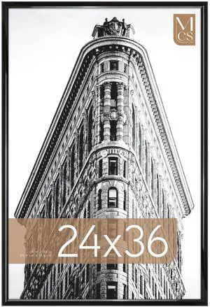 Trendsetter 24x36 Poster Frame Black High-Gloss, Vertical & Horizontal Wall Hanging Large Picture Frame for Photos, Posters & Art Prints (1-Pack) Trendsetter 24x36 Poster Frame Black High-Gloss, Vertical & Horizontal Wall Hanging Large Picture Frame for Photos, Posters & Art Prints (1-Pack)