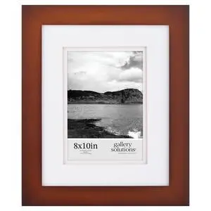 8"x10" Flat Walnut Frame - Rectangular Tabletop or Wall Mount - For 5"x7" Pictures - Premium Walnut Wood with Double White Mat - Versatile-Elegant For Home or Office Décor - Traditional Photo Frame 8"x10" Flat Walnut Frame - Rectangular Tabletop or Wall Mount - For 5"x7" Pictures - Premium Walnut Wood with Double White Mat - Versatile-Elegant For Home or Office Décor - Traditional Photo Frame