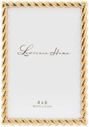 4x6 Golden Rope Picture Frame (712046) 4x6 Golden Rope Picture Frame (712046)