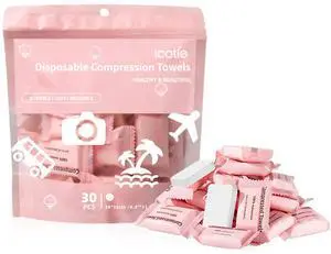 Compressed Towel 30 Pcs Disposable Compressed Face Towel Portable Cotton Coin Tissue Camping Towel for Travel/Home/Outdoor Activities Compressed Towel 30 Pcs Disposable Compressed Face Towel Portable Cotton Coin Tissue Camping Towel for Travel/Home/Outdoor Activities