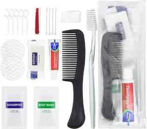 50 Sets Personal Hygiene Kit Bulk, Disposable Toothbrushes with Toothpaste Floss Comb Soap Cover Shampoo Body Wash and Vanity Kit, Toiletry Kits Homeless Supplies Bulk for Women,Men,Travel,Homeless 50 Sets Personal Hygiene Kit Bulk, Disposable Toothbrushes with Toothpaste Floss Comb Soap Cover Shampoo Body Wash and Vanity Kit, Toiletry Kits Homeless Supplies Bulk for Women,Men,Travel,Homeless