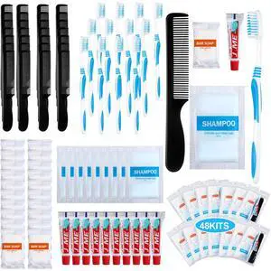 240 Pcs 48 Kit Personal Hygiene for Homeless Bulk, Basic Disposable Toiletry Kit Homeless Care Package for Travel Charity Include Toothbrush, Toothpaste, Comb, Soap, Shampoo Toiletry Supplies 240 Pcs 48 Kit Personal Hygiene for Homeless Bulk, Basic Disposable Toiletry Kit Homeless Care Package for Travel Charity Include Toothbrush, Toothpaste, Comb, Soap, Shampoo Toiletry Supplies