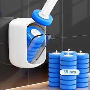 Disposable Toilet Brush Set, 35 Refills Disposable Toilet Brush Set, 35 Refills