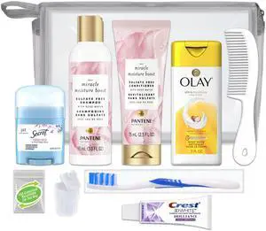 Womens Deluxe Kit 10 PC Kit Featuring: Sulfate Free Hair, Face & Body, Oral Care, Travel-Size Travel Essentials Womens Deluxe Kit 10 PC Kit Featuring: Sulfate Free Hair, Face & Body, Oral Care, Travel-Size Travel Essentials