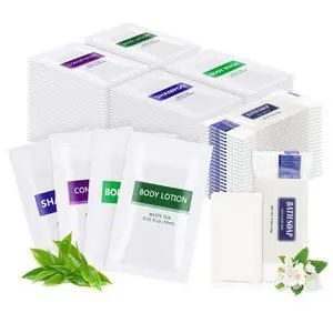 5IN1 Toiletries Bulk Travel Size Set(100 Pcs) 5-Piece Set: 20pcs Travel Size Body Wash, 20pcs Hotel Shampoo, 20pcs Mini Conditioner, 20pcs Body Lotion, 20psc Bar Soap, Bulk Mini Guest Amenities Supply 5IN1 Toiletries Bulk Travel Size Set(100 Pcs) 5-Piece Set: 20pcs Travel Size Body Wash, 20pcs Hotel Shampoo, 20pcs Mini Conditioner, 20pcs Body Lotion, 20psc Bar Soap, Bulk Mini Guest Amenities Supply