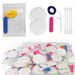 50 Pack 5-in-1 Disposable Vanity Kit - Individually Wrapped Guest Toiletries & Hotel Amenities for Vacation Rentals, Motels and Charity Kits 50 Pack 5-in-1 Disposable Vanity Kit - Individually Wrapped Guest Toiletries & Hotel Amenities for Vacation Rentals, Motels and Charity Kits