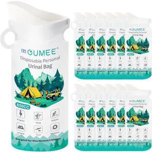 8/12/20/23/28 Pcs Emergency Disposable Urinal Bags, 700 ML Camping Pee Bags Unisex Urine Bag Vomit Bag for Travel Traffic Jam Portable Toilet Bag for Men Women (12) 8/12/20/23/28 Pcs Emergency Disposable Urinal Bags, 700 ML Camping Pee Bags Unisex Urine Bag Vomit Bag for Travel Traffic Jam Portable Toilet Bag for Men Women (12)