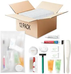 Hygiene Kit Bulk, Individually Packed, The convenience kit bulk Is Fully Equipped And Clean And Hygienic, Convenience Kits Suitable For Hotel, Home, Camping, Travel (12 sets) Hygiene Kit Bulk, Individually Packed, The convenience kit bulk Is Fully Equipped And Clean And Hygienic, Convenience Kits Suitable For Hotel, Home, Camping, Travel (12 sets)