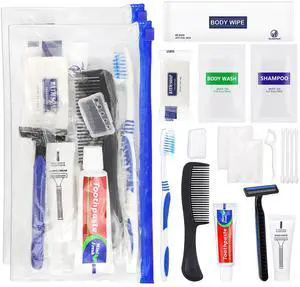 Basic Toiletry Kits, Individually Packed, Personal Hygiene Bulk Homeless Care Package Supplies, Travel Size for Men Women Charity, Disposable Toothbrushes With Toothpaste Set Basic Toiletry Kits, Individually Packed, Personal Hygiene Bulk Homeless Care Package Supplies, Travel Size for Men Women Charity, Disposable Toothbrushes With Toothpaste Set
