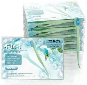 Disposable Toothbrush with Pre-pasted Toothpaste | Travel Size Toiletries Disposable Toothbrush with Pre-pasted Toothpaste | Travel Size Toiletries
