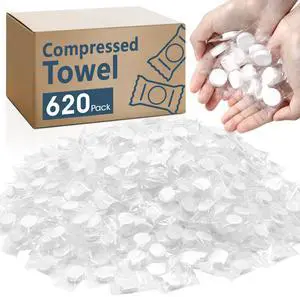 620 Pcs Compressed Towel, Mini Compressed Towel Tablets, Disposable Compressed Face Towels, Camping Towel, Portable Bulk Compressed Coin Tissues for Home, Travel, Outdoor Sports 620 Pcs Compressed Towel, Mini Compressed Towel Tablets, Disposable Compressed Face Towels, Camping Towel, Portable Bulk Compressed Coin Tissues for Home, Travel, Outdoor Sports