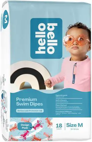 Premium Swim Diapers I Affordable and Eco-Friendly Disposable Swim Dipes for Babies and Kids I Size Medium Premium Swim Diapers I Affordable and Eco-Friendly Disposable Swim Dipes for Babies and Kids I Size Medium