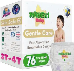 Baby Hypoallergenic Potty Training Pants 3T4T, 76 Count (2637 lbs), Pull-On Diaper Pants & Training Underwear, Soft, Unscented & High Absorbency for Overnight & Daily Use (Pack May Vary) Baby Hypoallergenic Potty Training Pants 3T4T, 76 Count (2637 lbs), Pull-On Diaper Pants & Training Underwear, Soft, Unscented & High Absorbency for Overnight & Daily Use (Pack May Vary)