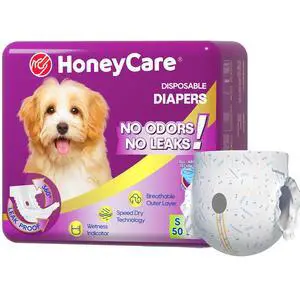 All-Absorb Disposable Female Dog Diapers Small Size, Improved, 40 Count, Super Absorbent, Breathable, Wetness Indicator (Pack of 1, 40 Count Total) All-Absorb Disposable Female Dog Diapers Small Size, Improved, 40 Count, Super Absorbent, Breathable, Wetness Indicator (Pack of 1, 40 Count Total)