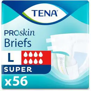 Proskin Super Absorbency Incontinence Adult Diapers, Unisex, L, 56 ct Proskin Super Absorbency Incontinence Adult Diapers, Unisex, L, 56 ct