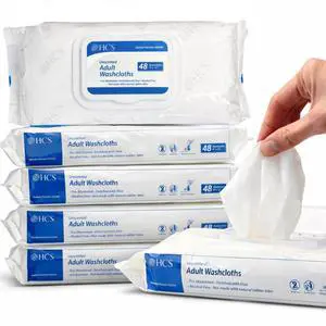 Extra Large Adult Wipes - Elderly, Incontinence - (288) Body Wet Wipes for Adults, Bathing, No Rinse - Cleansing Bath Wipe, Shower - Disposable Washcloths, Aloe, Unscented - 9"x12", 6 Packs of 48 Extra Large Adult Wipes - Elderly, Incontinence - (288) Body Wet Wipes for Adults, Bathing, No Rinse - Cleansing Bath Wipe, Shower - Disposable Washcloths, Aloe, Unscented - 9"x12", 6 Packs of 48