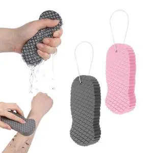 Exfoliating Bath Sponge, 4 Pcs Soft Exfoliating Bath Sponges for All Skin Types Gentle Skin Friendly and Reusable Body Scrubber Dead Skins Remover for Adults Men Women Exfoliating Bath Sponge, 4 Pcs Soft Exfoliating Bath Sponges for All Skin Types Gentle Skin Friendly and Reusable Body Scrubber Dead Skins Remover for Adults Men Women