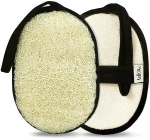 Natural Loofah Sponge (2 Pack),Large 7"x5.1"Shower Loofah Sponge Exfoliating Body Scrubber for Women and Men,Natural Materials are Easily Biodegradable and Bath Exfoliation Doesn't Hurt The Skin Natural Loofah Sponge (2 Pack),Large 7"x5.1"Shower Loofah Sponge Exfoliating Body Scrubber for Women and Men,Natural Materials are Easily Biodegradable and Bath Exfoliation Doesn't Hurt The Skin