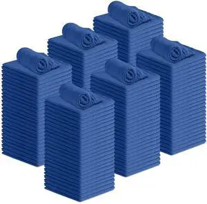Cotton Shop Rags (Pack of 150) Size 12x14 Inches Cleaning Rags Absorbent Shop Towels and Multipurpose Cleaning Towels for Automobiles, Industries, Garage and Homes (Blue) Cotton Shop Rags (Pack of 150) Size 12x14 Inches Cleaning Rags Absorbent Shop Towels and Multipurpose Cleaning Towels for Automobiles, Industries, Garage and Homes (Blue)