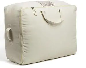 Soft Canvas Storage Bags with Zipper. Thick Breathable, 1pc King/Queen Comforter Organizer. Four Carrying Handles and Window. Large 25x19x9in Bag for Sheets Blankets Bedding Pillows, Clothes Soft Canvas Storage Bags with Zipper. Thick Breathable, 1pc King/Queen Comforter Organizer. Four Carrying Handles and Window. Large 25x19x9in Bag for Sheets Blankets Bedding Pillows, Clothes