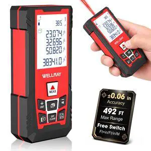 Laser Measuring Tool, 492Ft/150M Laser Measure Tool with ±1/25" Accuracy, IP54 Laser Distance Meters with Multiple Measurement Mode for Architect Contractor, Laser Measurement Tool for Father Husband Laser Measuring Tool, 492Ft/150M Laser Measure Tool with ±1/25" Accuracy, IP54 Laser Distance Meters with Multiple Measurement Mode for Architect Contractor, Laser Measurement Tool for Father Husband