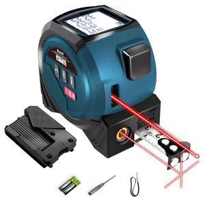 Laser Tape Measure 3 in 1 Laser Rangefinder Tape Measure with AutoLock Laser Tape Measure 3 in 1 Laser Rangefinder Tape Measure with AutoLock
