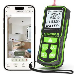 330Ft Laser Measuring Tool with APP, 5 Years Warranty, Rechargeable Bluetooth Distance Meter, 1/16in Accuracy, Angle Sensor, Multiple Modes, IP54, Home&Construction, Fathers Days Dad Gifts 330Ft Laser Measuring Tool with APP, 5 Years Warranty, Rechargeable Bluetooth Distance Meter, 1/16in Accuracy, Angle Sensor, Multiple Modes, IP54, Home&Construction, Fathers Days Dad Gifts