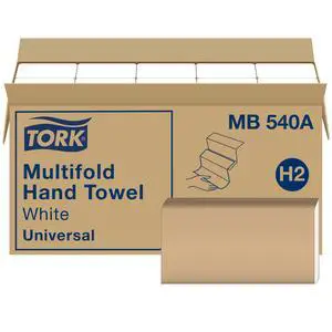 Multifold Hand Towel White H2, Universal, 100% Recycled Fibers, 16 x 250 Towels, MB540A Multifold Hand Towel White H2, Universal, 100% Recycled Fibers, 16 x 250 Towels, MB540A