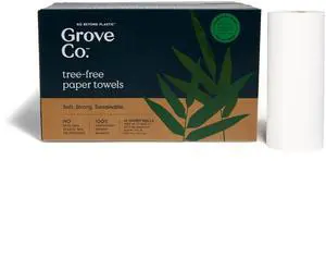 2-Ply Bamboo Paper Towels (12 Rolls, 140 Sheets Per Roll) FSC Certified, Highly Absorbent Select-A-Size Sheets Plastic-Free Packaging Tree-Free & Biodegradable 2-Ply Bamboo Paper Towels (12 Rolls, 140 Sheets Per Roll) FSC Certified, Highly Absorbent Select-A-Size Sheets Plastic-Free Packaging Tree-Free & Biodegradable