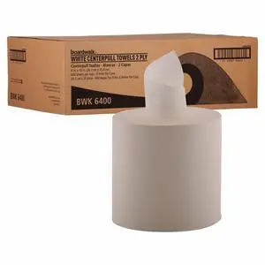BWK6400 6400 Center-Pull Hand Towels, 2-Ply, Perforated, 7 7/8" x 10", 600 Sheets Per Roll (Case of 6 Rolls) BWK6400 6400 Center-Pull Hand Towels, 2-Ply, Perforated, 7 7/8" x 10", 600 Sheets Per Roll (Case of 6 Rolls)
