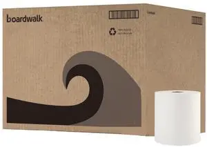 Hardwound Paper Towel Rolls, 8" x 800ft Rolls, 6 Rolls Per Carton, White Commercial Bathroom Towels, Strong, Durable, Absorbent Hardwound Paper Towel Rolls, 8" x 800ft Rolls, 6 Rolls Per Carton, White Commercial Bathroom Towels, Strong, Durable, Absorbent