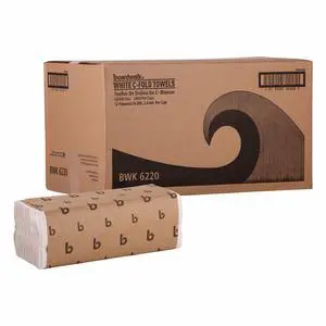 C-Fold Disposable Bathroom Paper Hand Towels, 1-Ply, 11.44 x 10, 200 Sheets/Pack, 12 Packs/Carton, White C-Fold Disposable Bathroom Paper Hand Towels, 1-Ply, 11.44 x 10, 200 Sheets/Pack, 12 Packs/Carton, White
