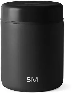 Delta Coffee Canister | Airtight Vacuum Seal with Auto-Reseal Technology | Ceramic Lined Stainless Steel Container for Coffee Grounds, Beans, Tea | 1.1L, Midnight Black Delta Coffee Canister | Airtight Vacuum Seal with Auto-Reseal Technology | Ceramic Lined Stainless Steel Container for Coffee Grounds, Beans, Tea | 1.1L, Midnight Black